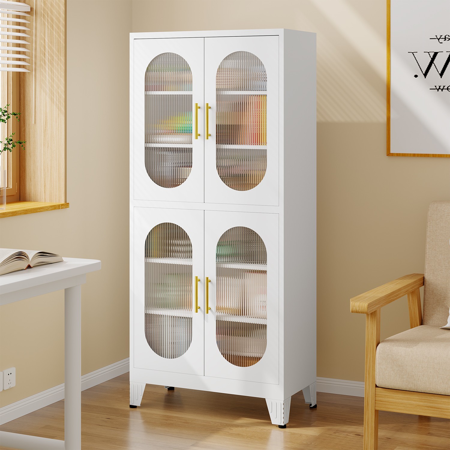 Kitchen metal cabinet with acrylic door food cabinet,living room display cabinet gallery
