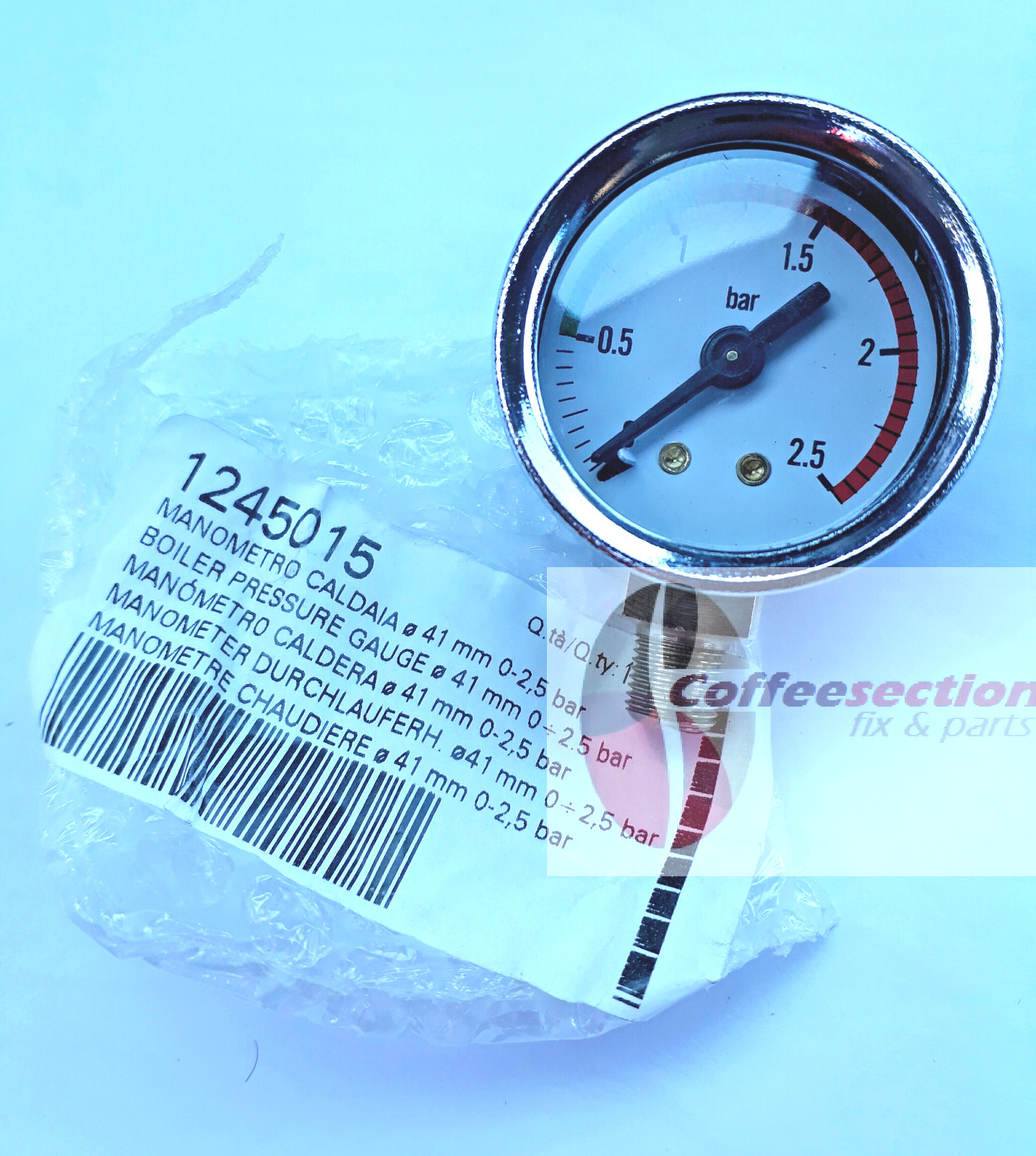 La Pavoni - Professional Pressure Gauge Ø 41mm Replacement parts - 453040 gallery