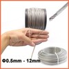 304 Stainless Steel Wire Rope Cable Φ0.5mm-12mm Rigging PVC Coated Clear / Black gallery