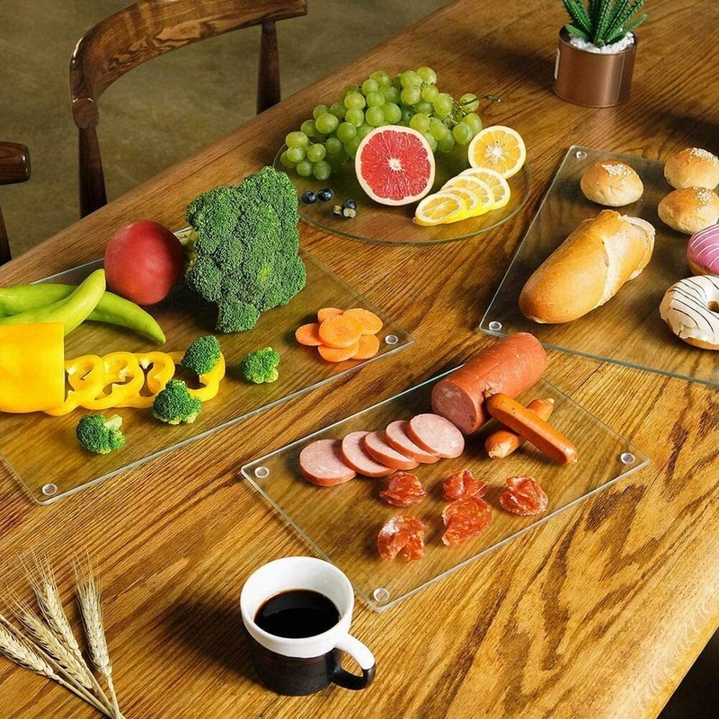 Glass Cutting Board Or Counter Saver, 12 x 15 Inches gallery