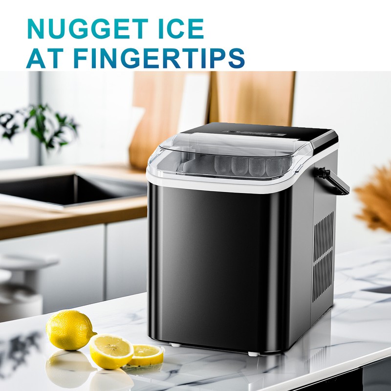 Countertop Ice Maker Machine Self-Cleaning Portable 9Pcs/6Min 26.5Lbs/24H gallery