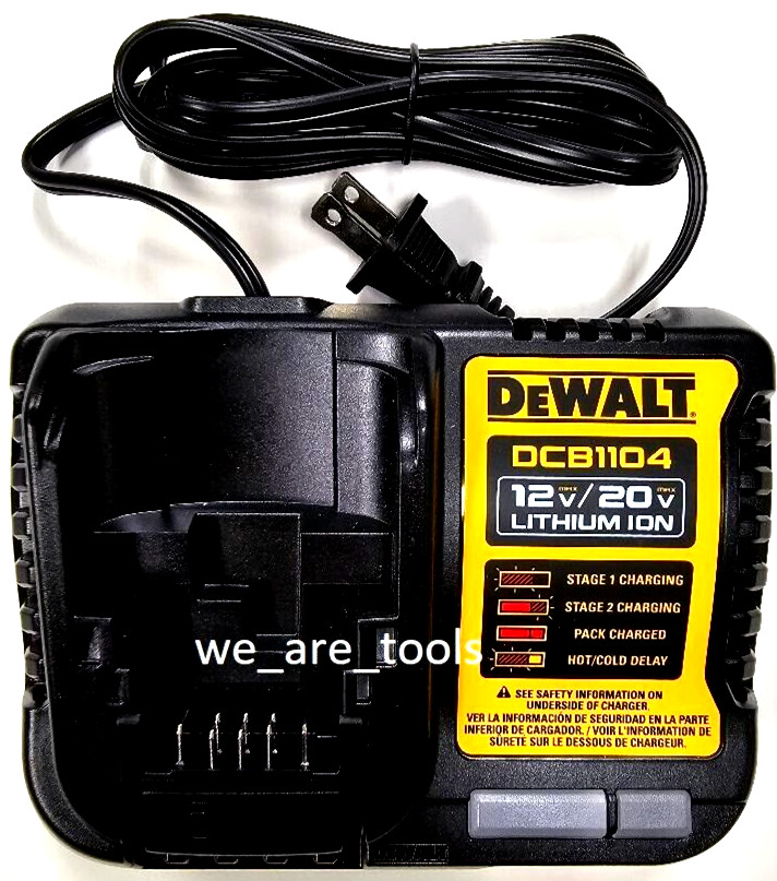 Dewalt DCB1104 Battery Charger 12 & 20 Volt 4 Amp 12V 20V For Drill, Saw Tools gallery