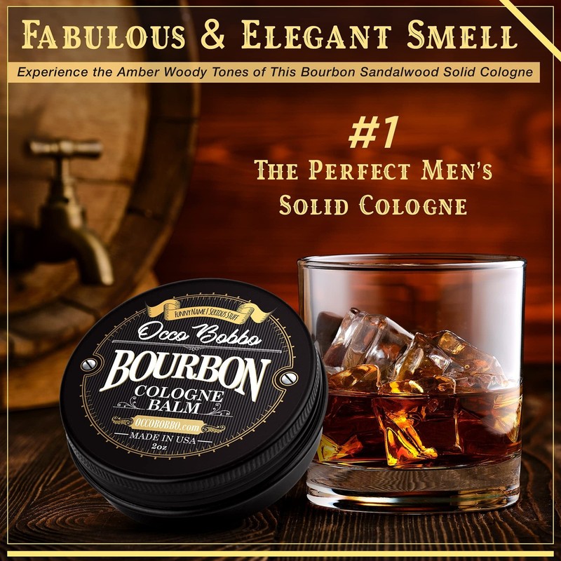 Occo Bobbo - Solid Cologne Bourbon and Sandalwood Scent. Solid Bourbon Cologn... gallery