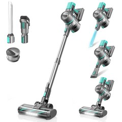 DEVOAC Cordless Vacuum Cleaner for Home, 45Kpa Lightweight Stick Vacuum