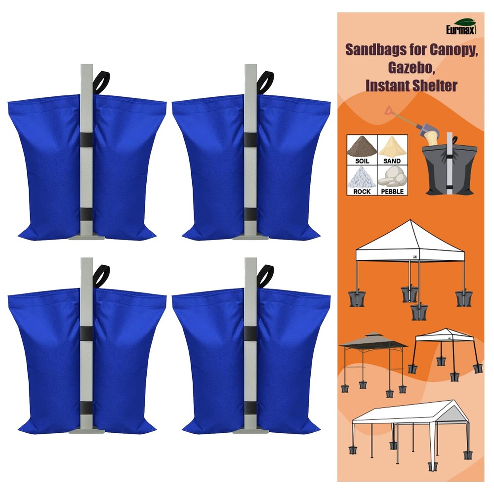 Canopy Weights 4 Pack Universal Sandbag Anchor Heavy Duty For Instant Shelter Le