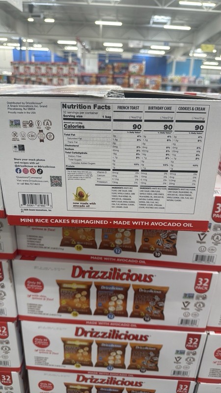 Drizzilicious Mini Rice Cake Bites Variety Pack (32 Count) gallery