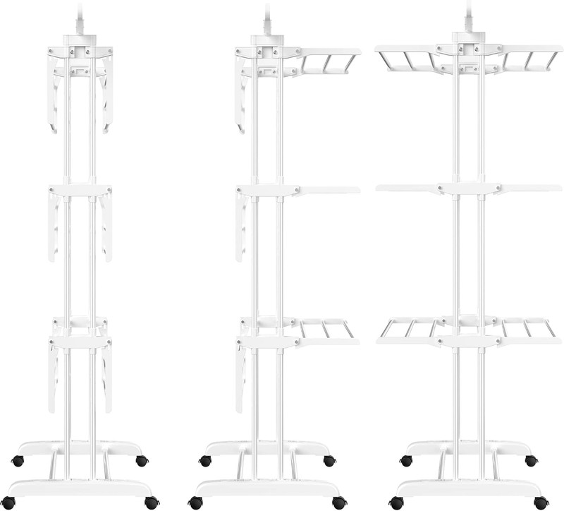 Drying Rack, Large 4-Tier Foldable Drying Rack Clothing(67.7H X 19.7W X 30L Inch gallery