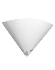 Paper Cone Strainer Medium Mesh All Paint & Stain Filter for Latex or Oil-12 Pk