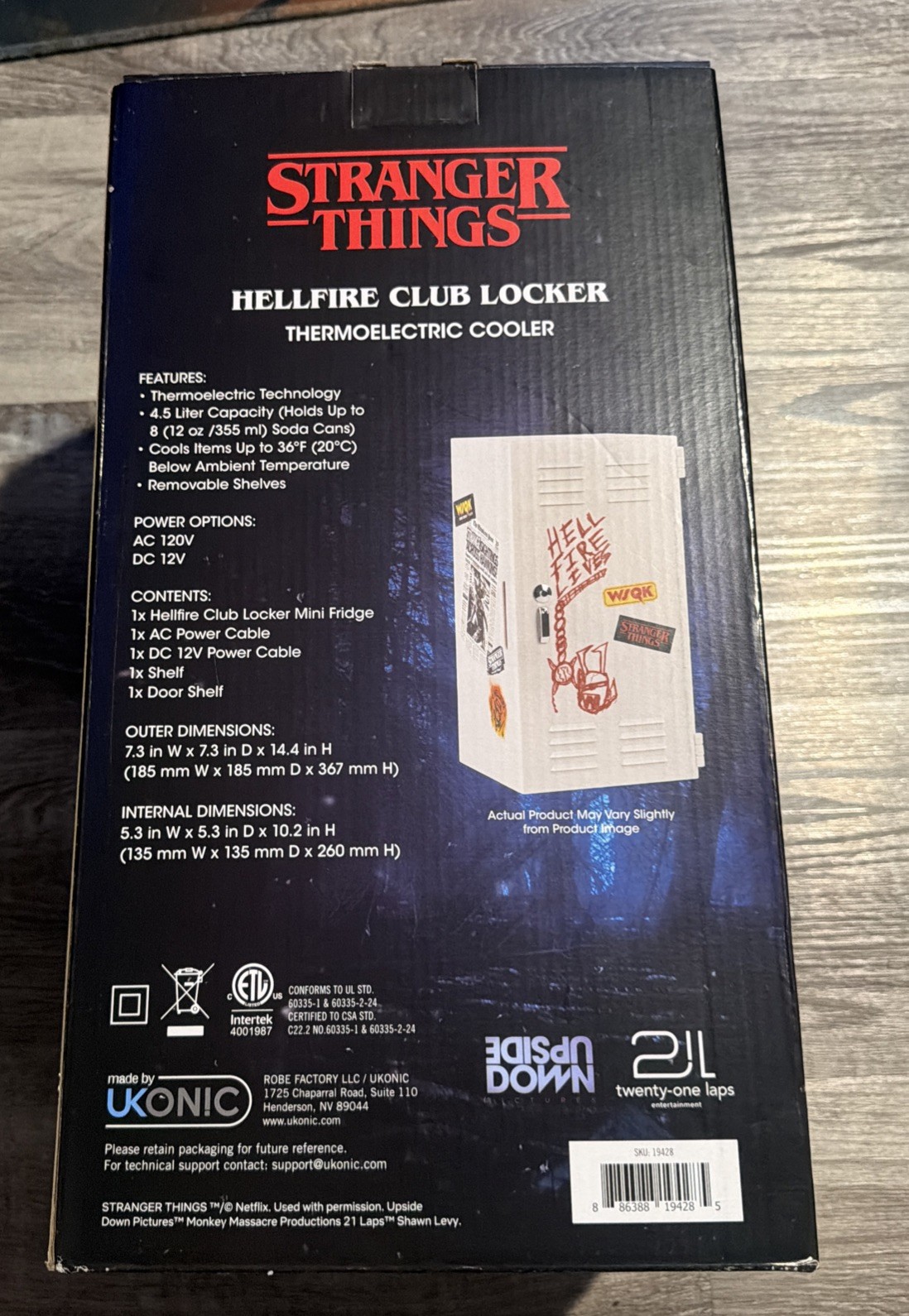 Target Exclusive Limited Stranger Things Hellfire Club Locker Mini Fridge/Cooler gallery