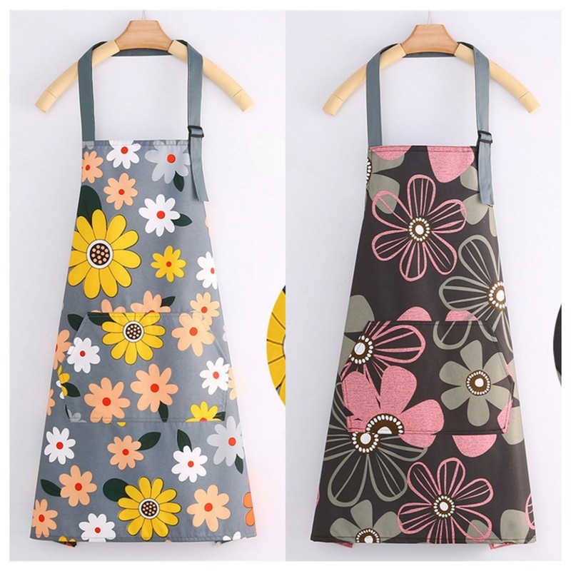 2PCS Canvas Kitchen Chef Cooking Apron Cross-Back Adjustable Bib Work BBQ gallery