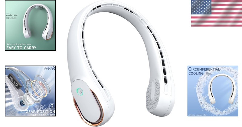 Comfortable & Skin-Friendly Neck Fan gallery