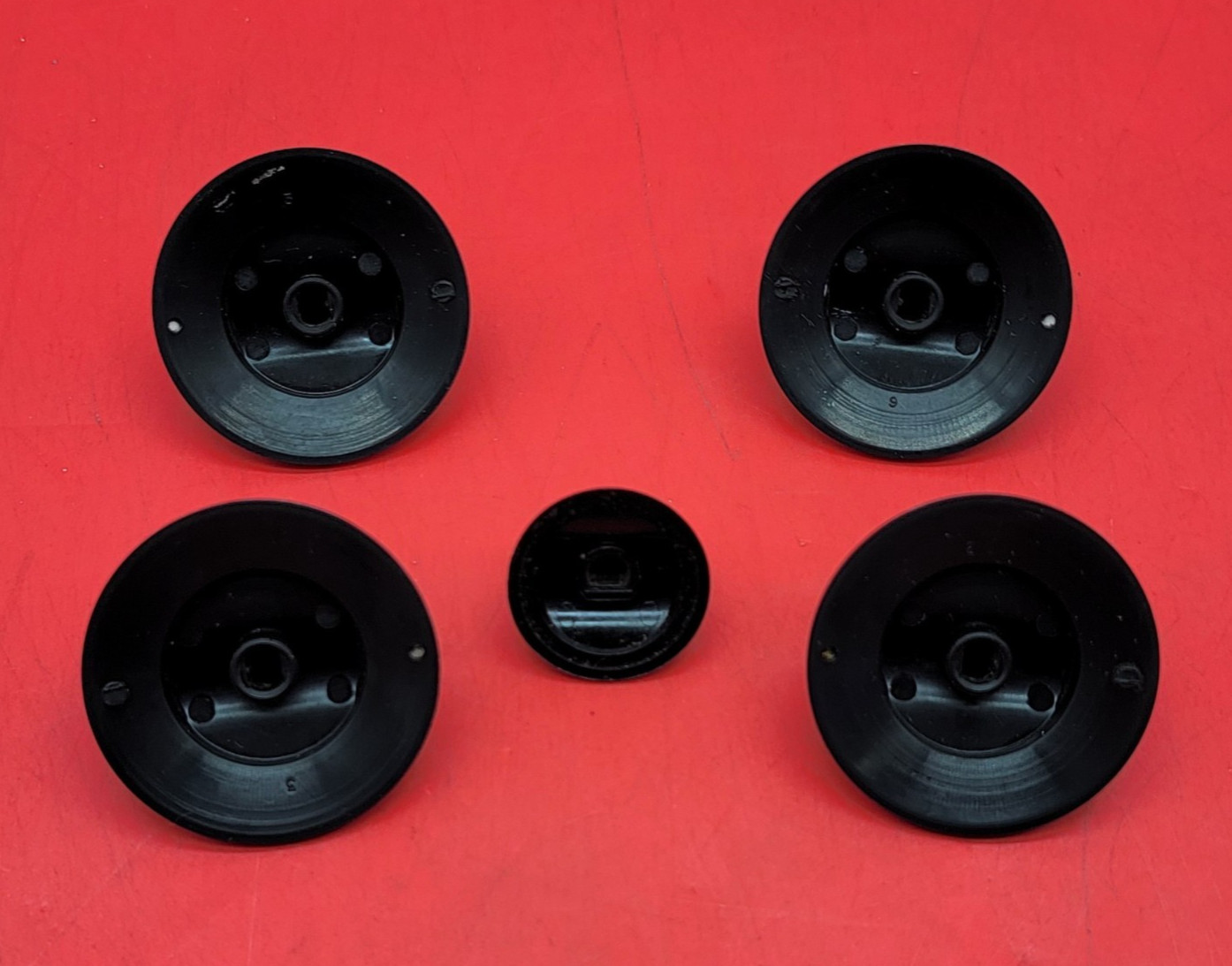 Genuine Cooktop GE Knob Set Part#WB03X0800 WB03X0799 gallery