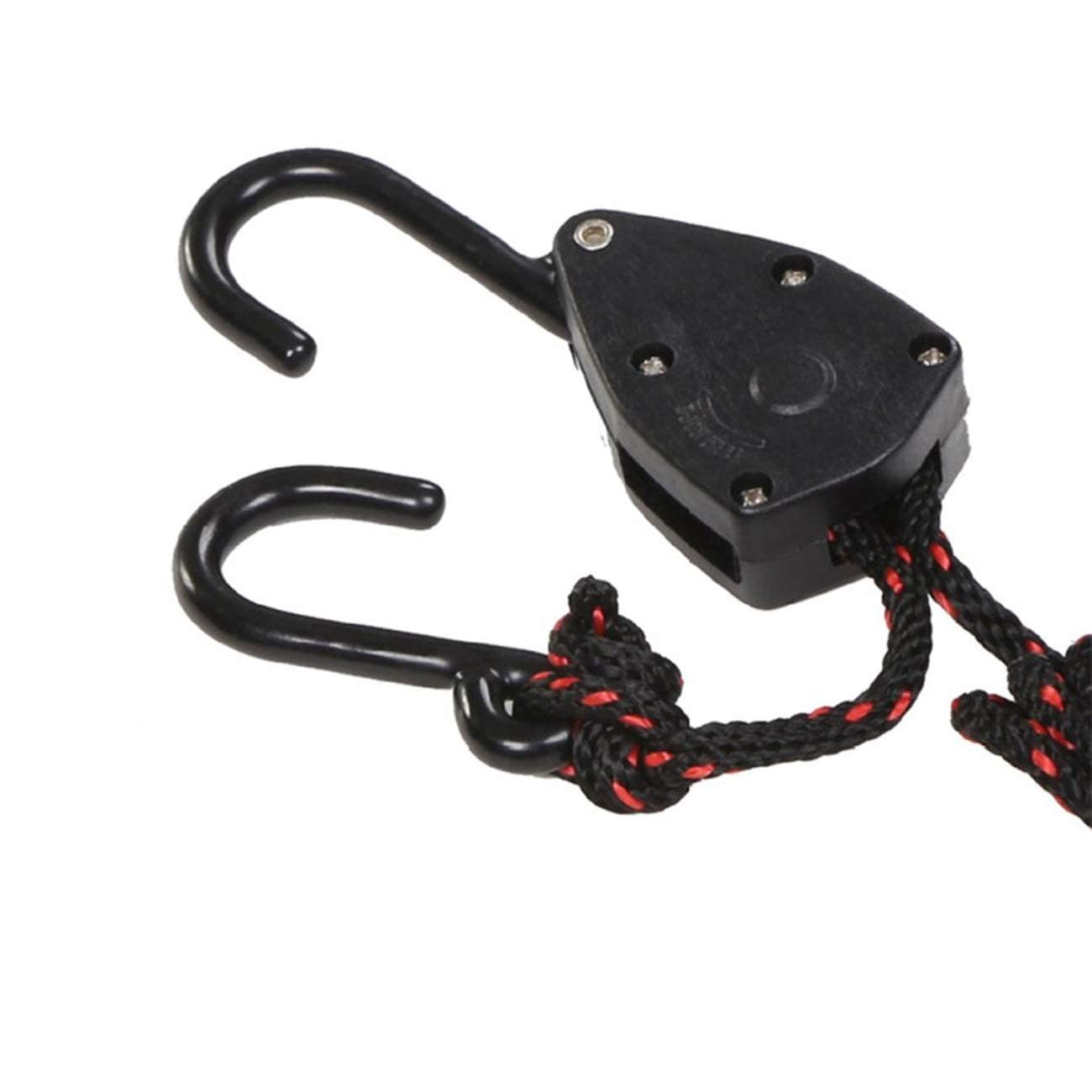 4 Pack 1/8 Inch 8Ft Adjustable Rope Hanger Ratchet Kayak Canoe Tie Down Straps gallery