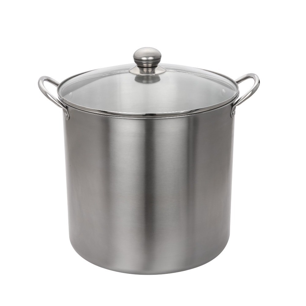 Large Stainless Steel Canning Pot with Rack 21.5 Quart, Use Water Bath gallery