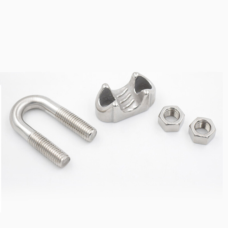 Wire Rope Clamp Thimble Simplex Duplex 1mm 2mm 3mm-10mm 304 A2 Stainless Steel gallery