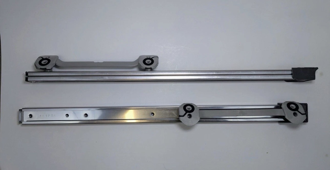 ✅GREAT CONDITION OEM KitchenAid Dishwasher Drawer Slide Rail Set WPW10195238 gallery