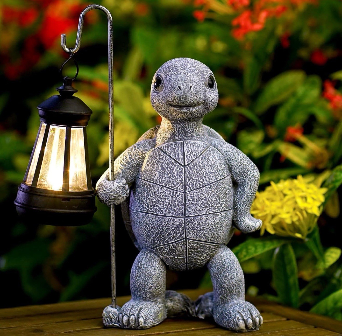 Solar Turtle Statues for Garden Decor: Outdoor Sculptures for Clearance Lawn Orn gallery