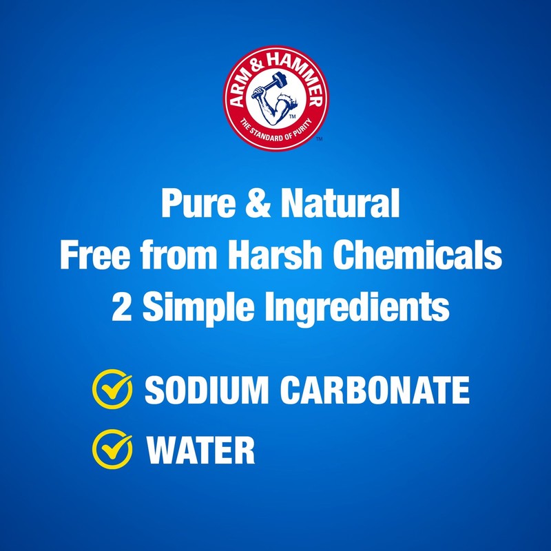 (6 pack) Soda Powder Laundry Detergent Booster & Household Cleaner, 55 oz gallery