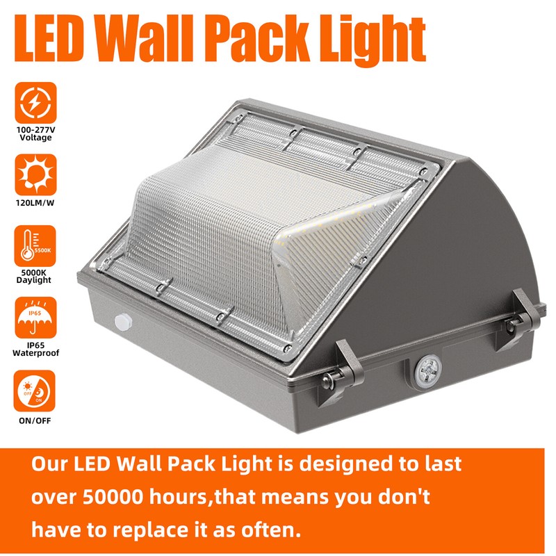 LED Wall Pack Light 150W with Photocell,IP65 Waterproof for Stadium,Yard,Build gallery