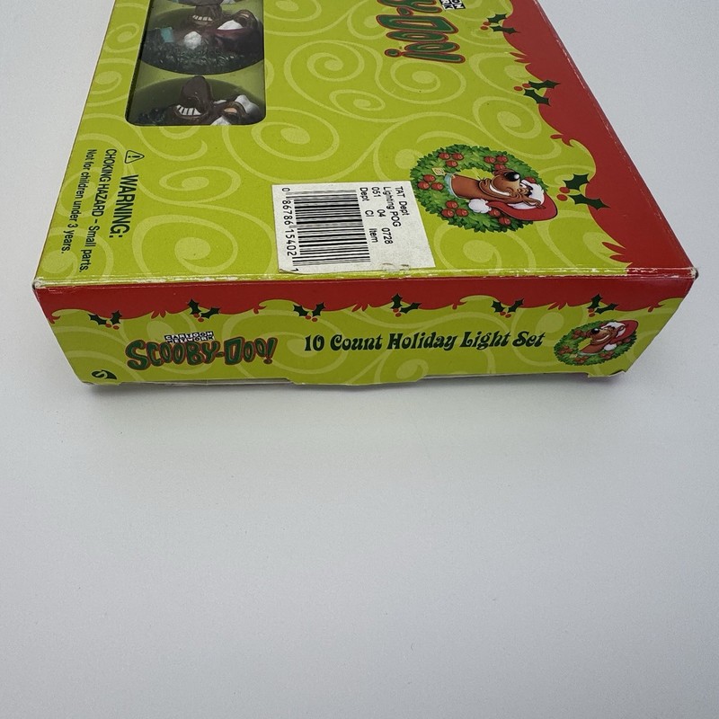 2001 Gemmy Scooby-Doo Cartoon Network 10 Ct Holiday Christmas String Light Set gallery