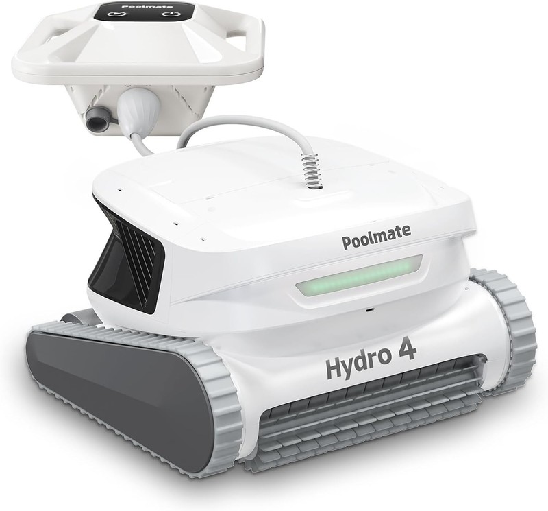 Hydro4 Cordless Robotic Pool Cleaner Mobile App Control Gray gallery