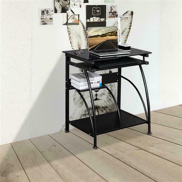 US 29" Integrated Home Office Computer Desk Laptop Home Study Workstation Table gallery