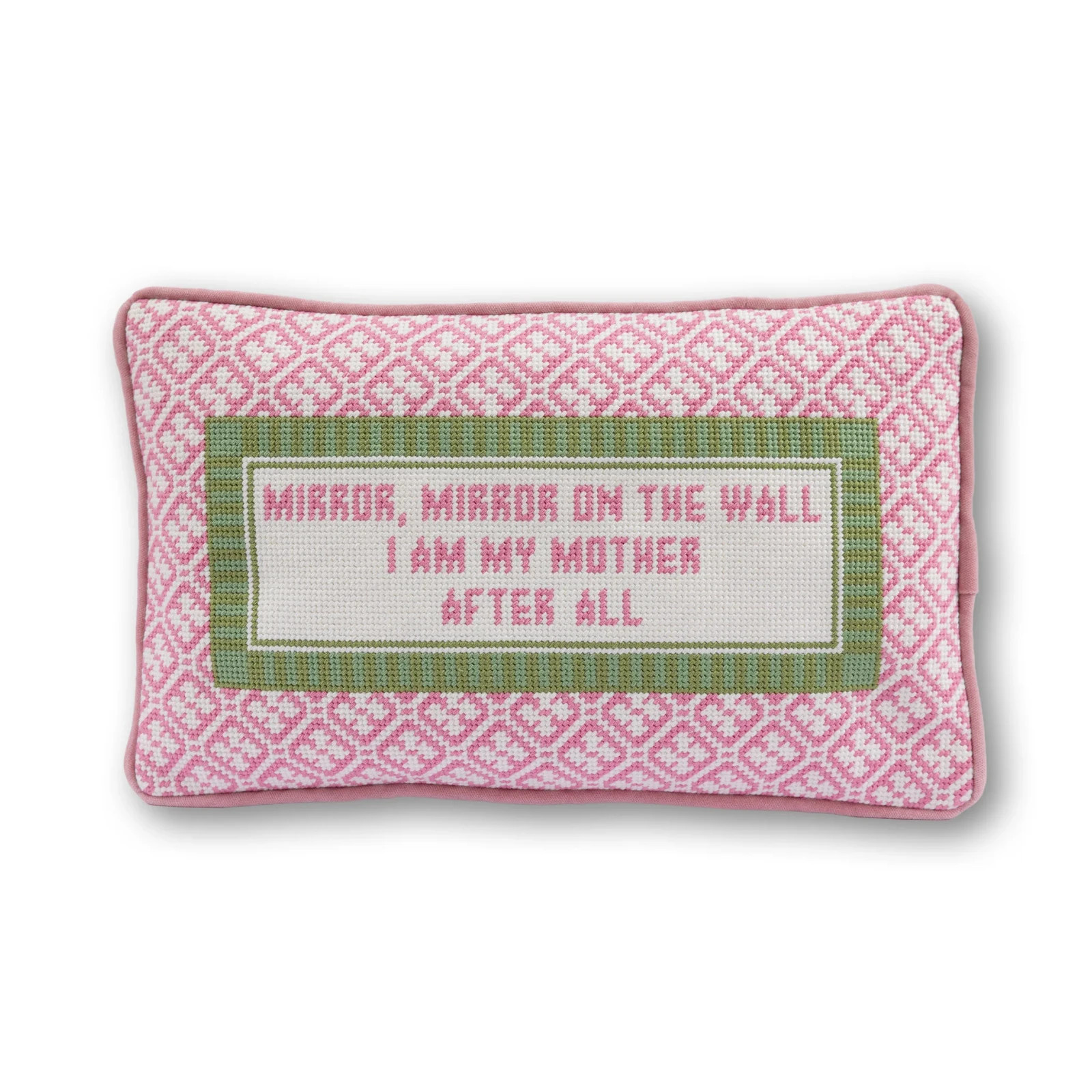 Furbish - Mirror Mirror 9" x 15" Needlepoint Pillow - FP-248 gallery