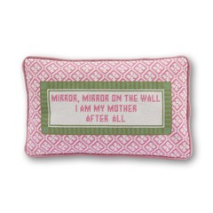 Furbish – Mirror Mirror 9″ x 15″ Needlepoint Pillow – FP-248