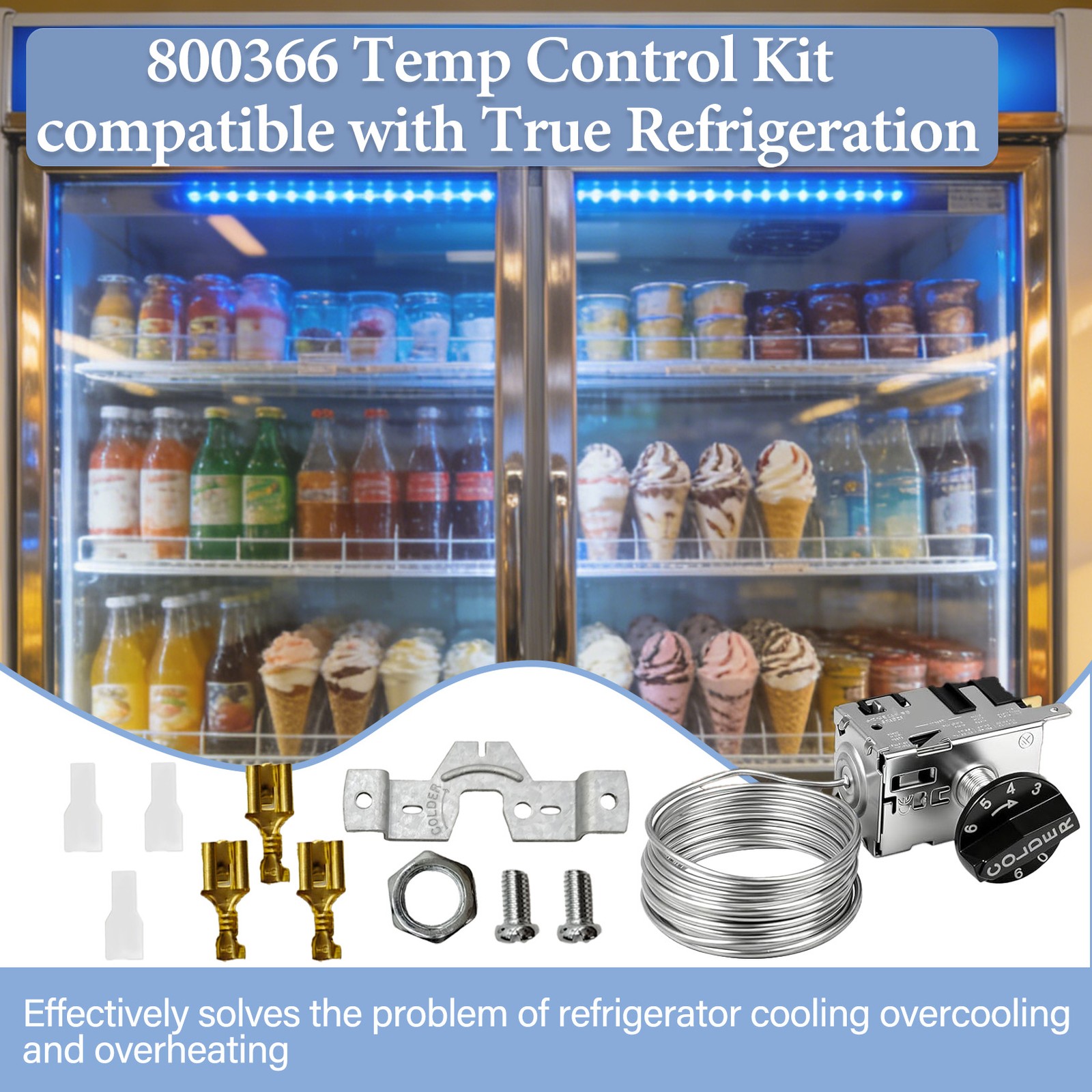 For True 800366 CCC Ranco Temperature Thermostat Cooler Control New gallery