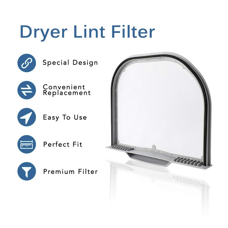 MaximalPower Lint Screen Replacement Part for LG 5231EL1001C w/ Cleaning Brush gallery