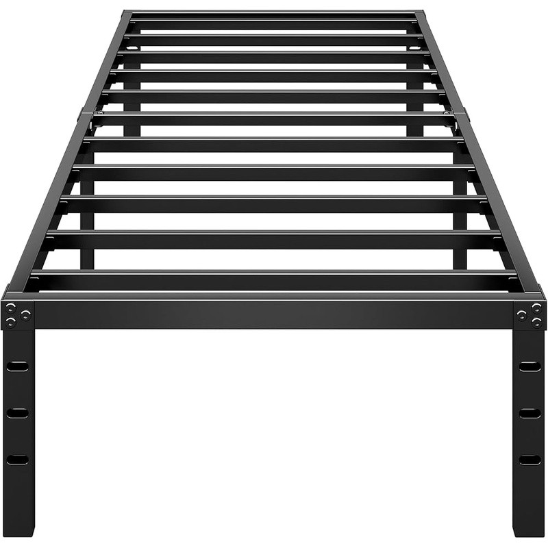 Metal Bed Frame W/ Storage Easy Assembly Squeak Resistant Modern Design New gallery