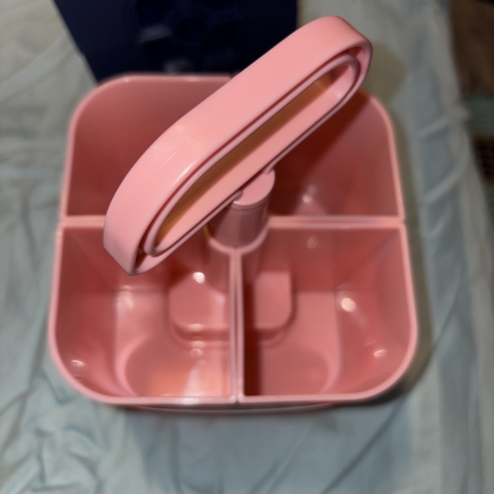 MADE FOR RETAIL Removable Compartment Caddy w/Handle PINK gallery