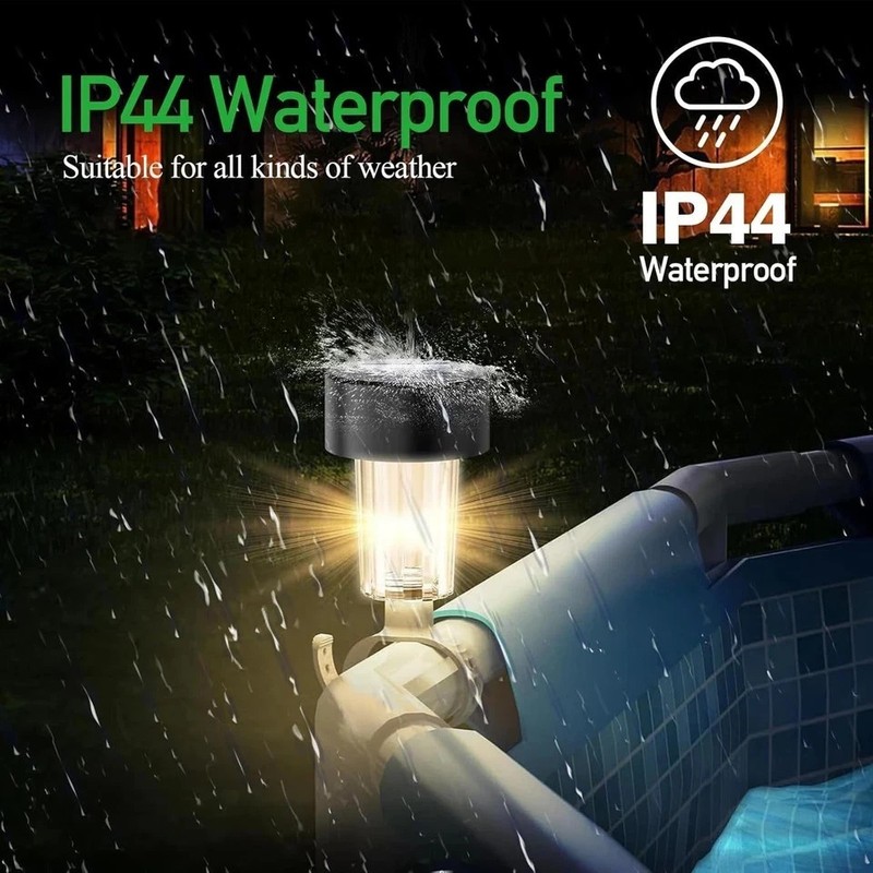 Pool Lights for Above Ground Pools,Solar Pool Light 6 Pack for Framed Above G... gallery