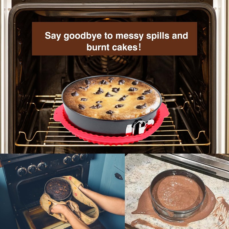 Premium Springform Pan Set - 4, 7, 9, 10 Inches Round Cake Pan set with Removabl gallery