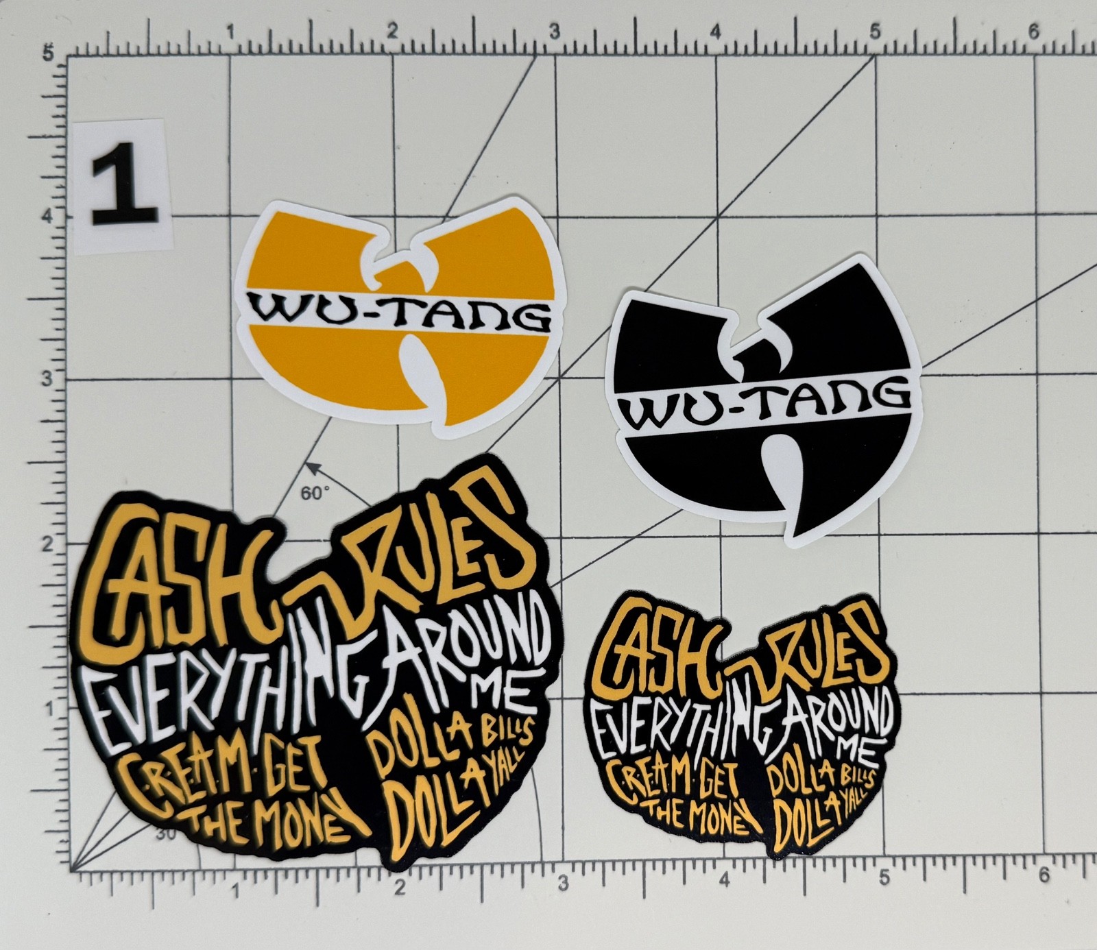 Wu Tang Clan Stickers W Logos Multiple Options available, Pick One gallery