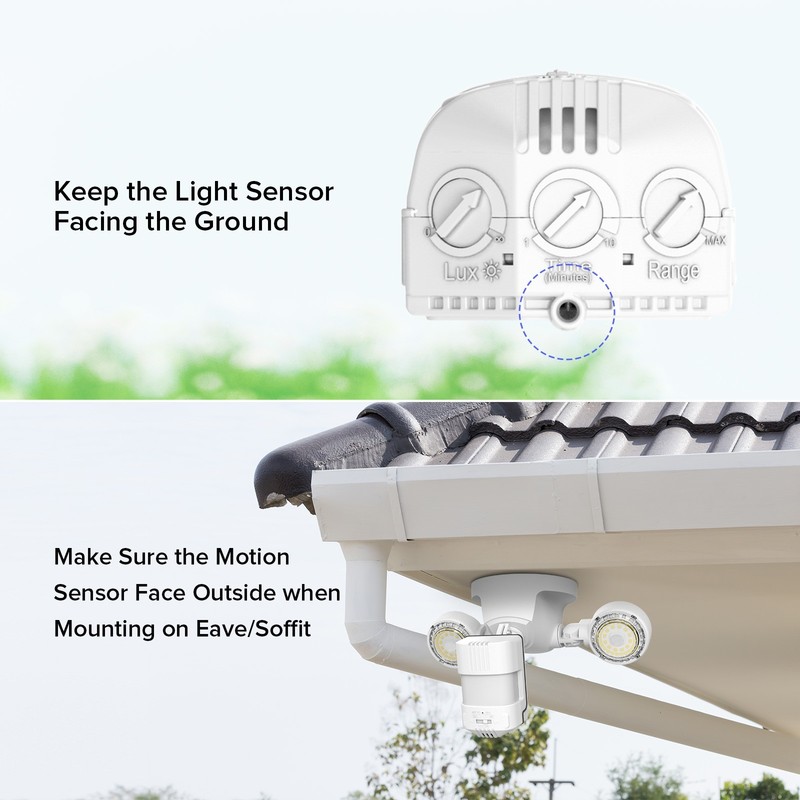 LED Motion Sensor Lights Outdoor 15W=200W Energy Saving Dusk to Dawn COC gallery