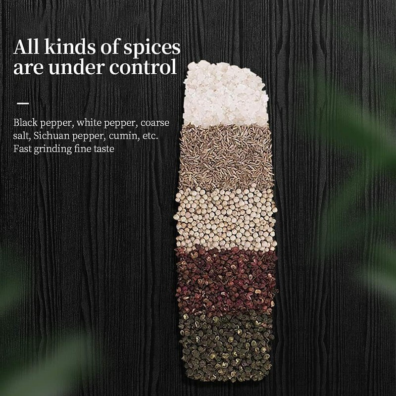 1PC Gravity Electric Pepper and Salt Set Grinder Automatic Adjustable Coarseness gallery