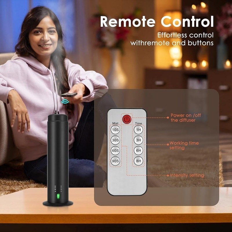 Waterless Essential Oil Diffuser Nano Mist Quiet Operation Timer Auto Shut Off gallery