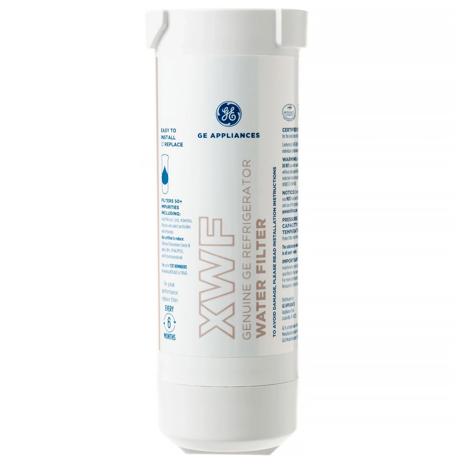 Genuine General Electric XWF Refrigerator Water Filter - White Sealed gallery