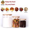 GLASS JARS with Airtight Lids 6 Pack 100oz 54oz 27oz TZEROTONE gallery