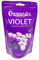 C Howards Violet Mints In Resealable Bag – 4 oz – 64 Individually Wrapped Candy