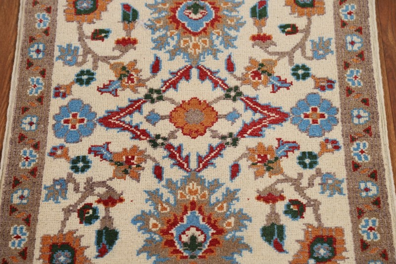 Authentic Kazak Pakistani Handmade Small Rug Wool Craftsmanship 2x3 gallery