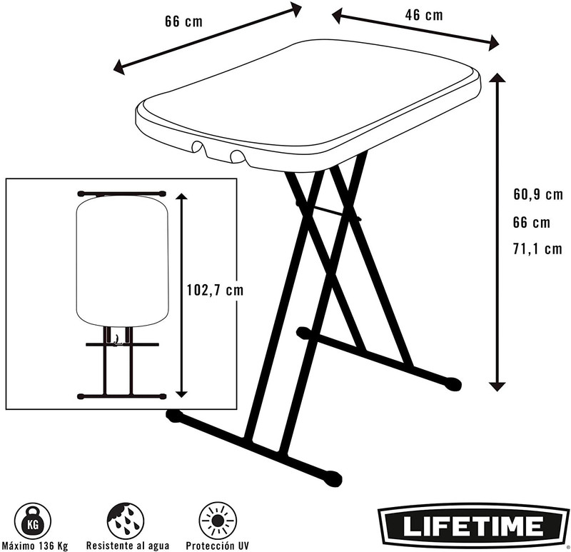 Adjustable Folding Laptop Table TV Tray Stand Study Computer Noteboook Desk 26" gallery
