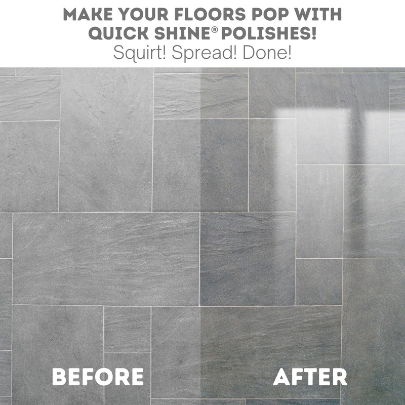 Quick Shine Multi-Surface Floor Finish-Polish 64oz-4pk | Safer Choice, No PF... gallery