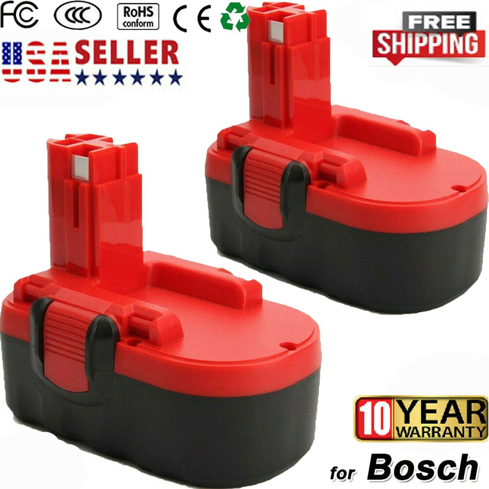 18V For Bosch BAT025 BAT180 BAT189 BAT026 BAT160 18Volt NiMh Battery 4600mAh gallery