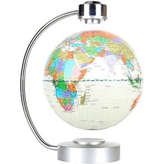Magnetic Levitation Floating Globe 8” Levitation Rotating Ball LED Illuminat…