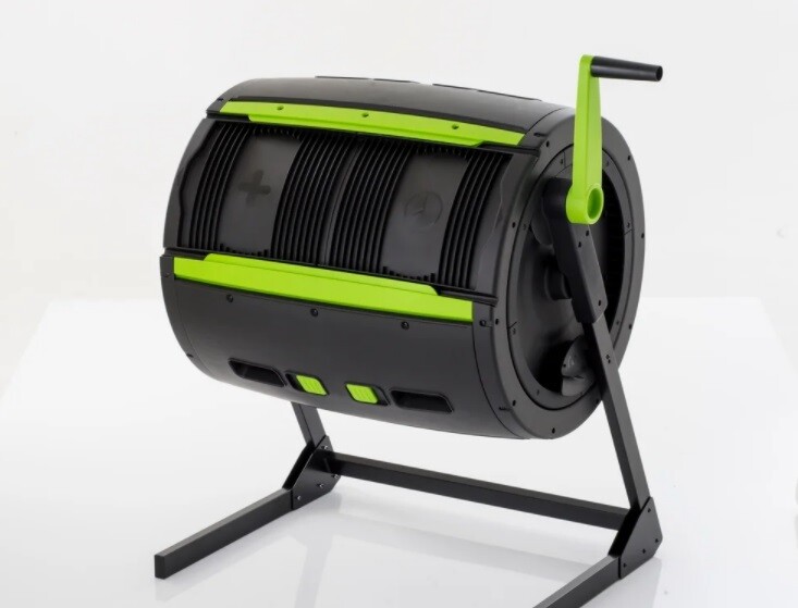 Compost Tumbler Bin Garden Outdoor Dual Composting Composter Rotating Tumbling gallery