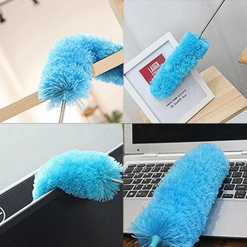 Microfiber Duster Soft Feather Dusting Brush Household Extendable Cleaning Tool gallery