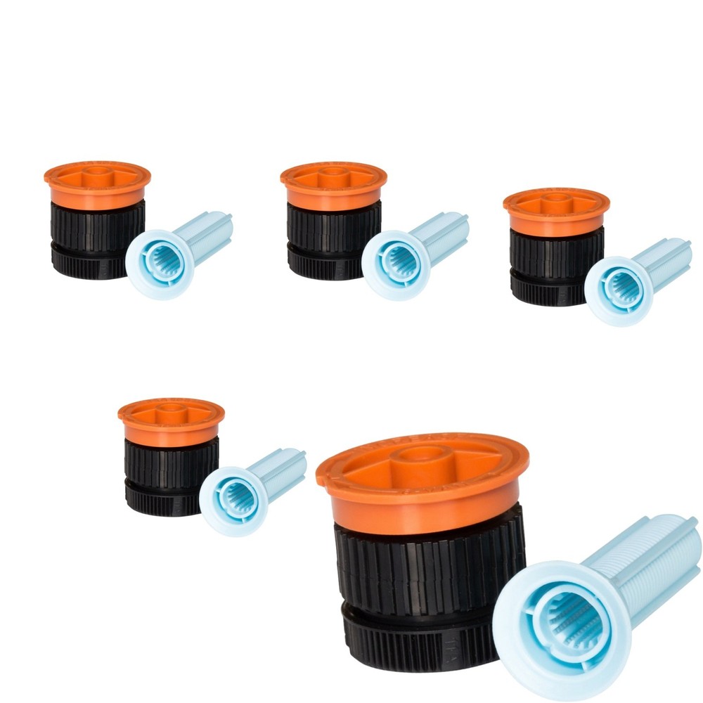 5 Rain Bird 6VAN 360° Variable Arc Adjustable Sprinkler Nozzles 4' to 6' Feet
