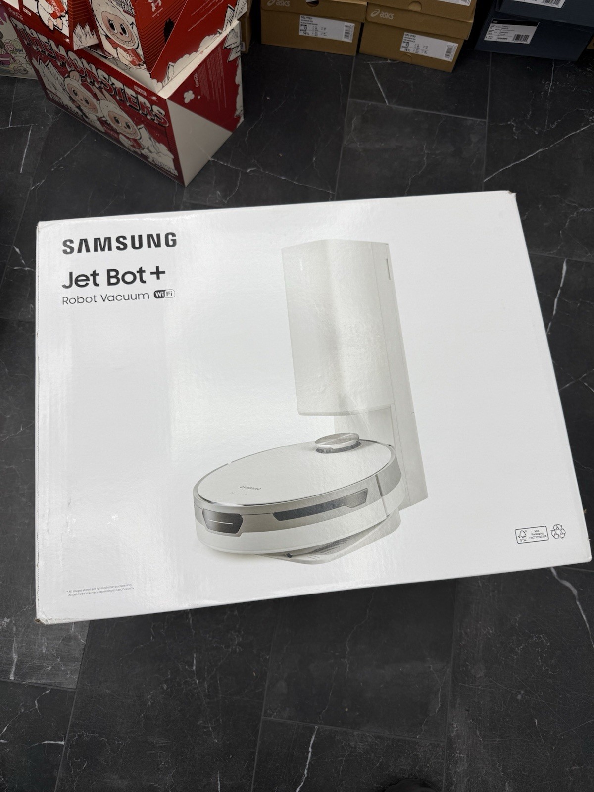 Samsung - Jet Bot+ Robot Vacuum with Clean Station - White - NEW IN BOX! gallery